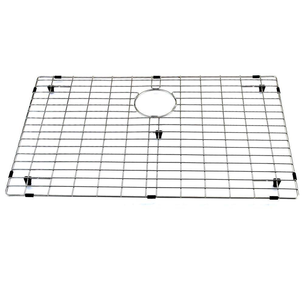 VIGO 28 in. x 18 in. Kitchen Sink Bottom Grid in Stainless Steel