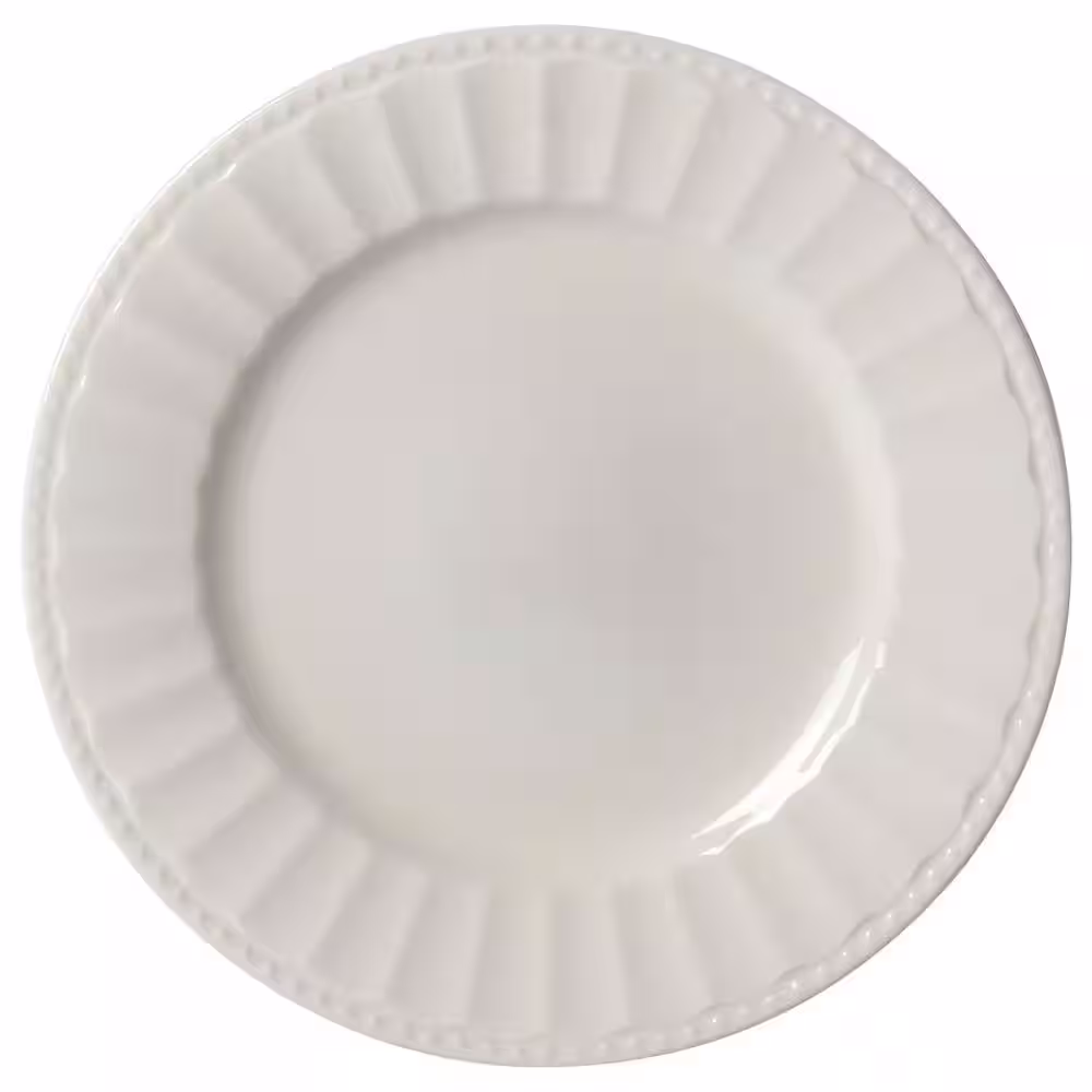 Tabletops Gallery 12-Piece Mosaico Off-White Porcelain Dinnerware Set (Service for 4)