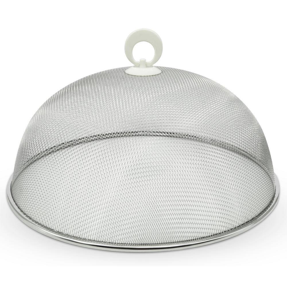 ExcelSteel 12 in. Stainless Steel Dome Food Cover Lid