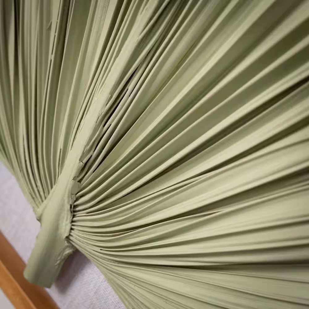 SULLIVANS 16.25 in. x 16.25 in. Multicolor Dried Palm Leaf Decorative Sign (Set of 3)