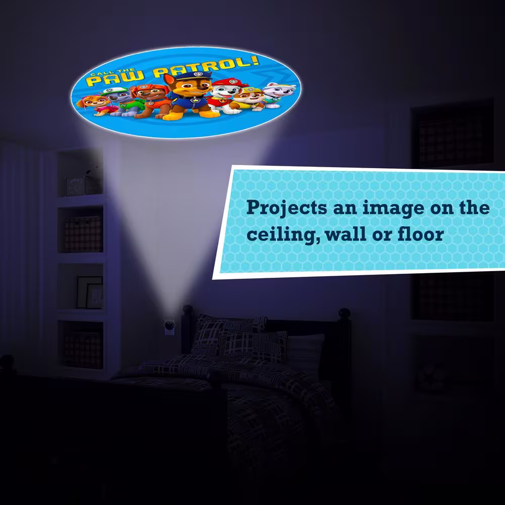 Nickelodeon Paw Patrol 3-Image Projectable LED Night Light