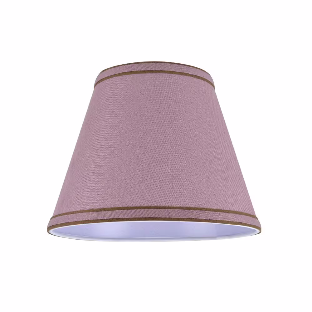 Aspen Creative Corporation 9 in. x 7 in. Reddish Purple Hardback Empire Lamp Shade