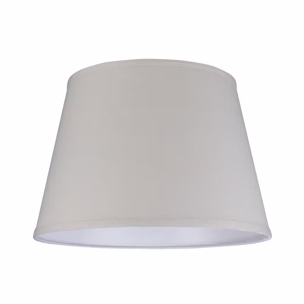 Aspen Creative Corporation 15 in. x 10.5 in. Off White Hardback Empire Lamp Shade