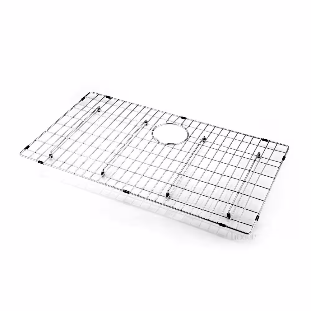 LUXIER 28 in. x 17 in. Bottom Grid for Single Bowl Kitchen Sink in Stainless Steel