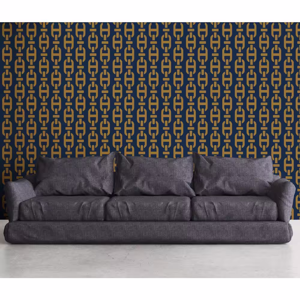 Stencil1 Nautical Chain Repeat Pattern Stencil