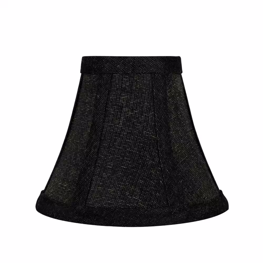 Aspen Creative Corporation 6 in. x 5 in. 2-Tone Black Bell Lamp Shade (6-Pack)