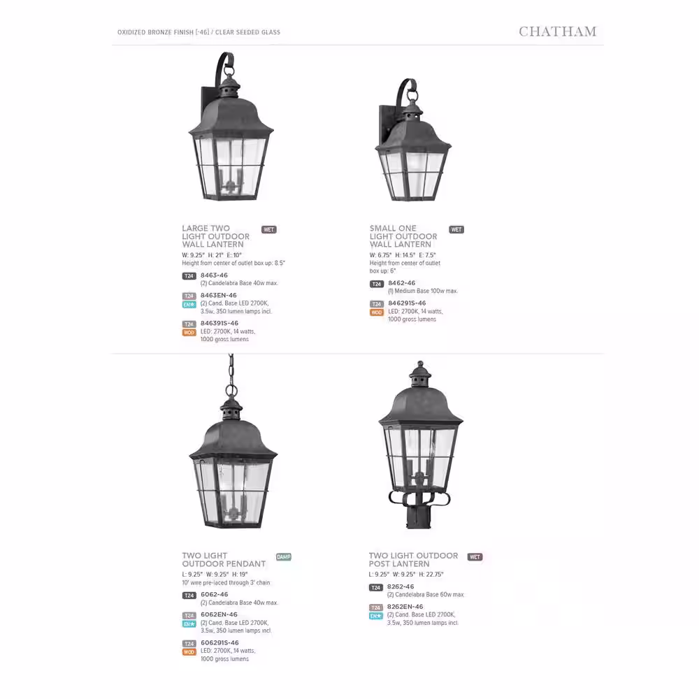 Livex Lighting Cambridge 3 Light Black Outdoor Pendant Lantern