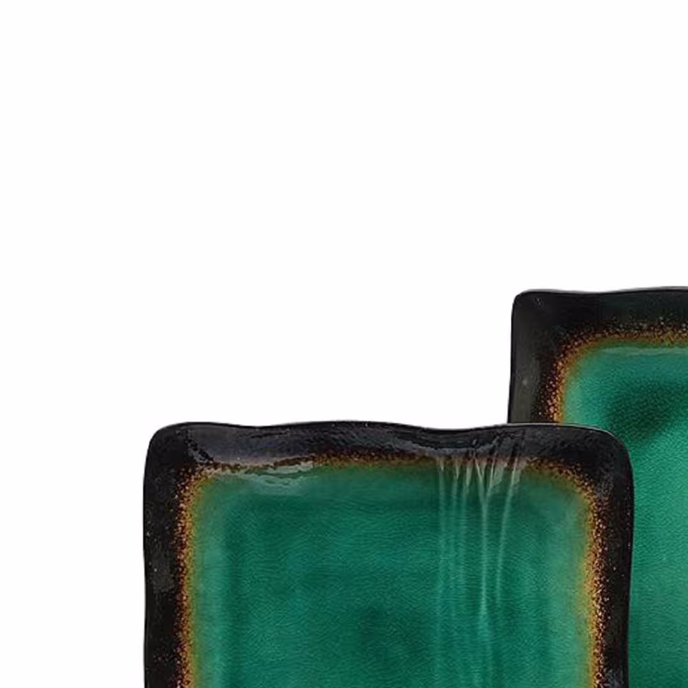 BAUM Galaxy 16-Piece Asian Inspired Green Ceramic Dinnerware Set (Service for 4)