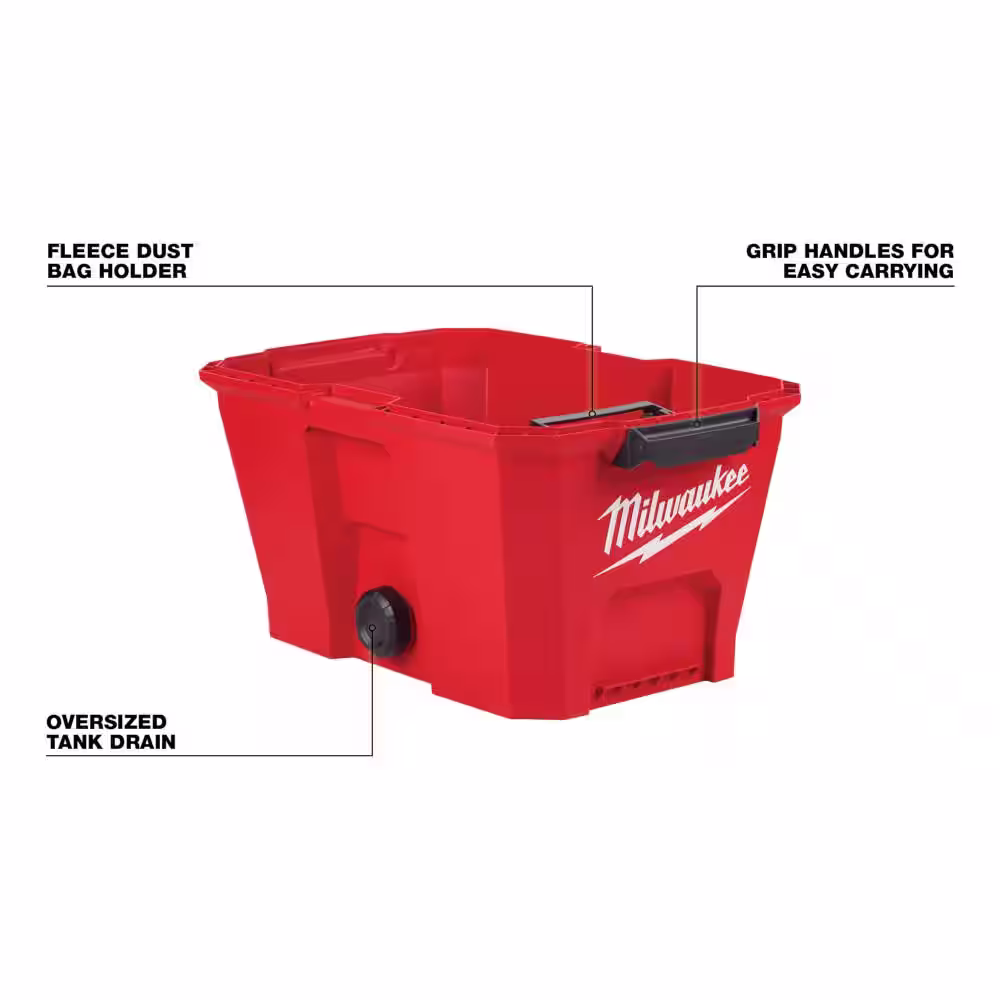 Milwaukee M18 6 Gal. Wet/Dry Shop Vacuum Tank