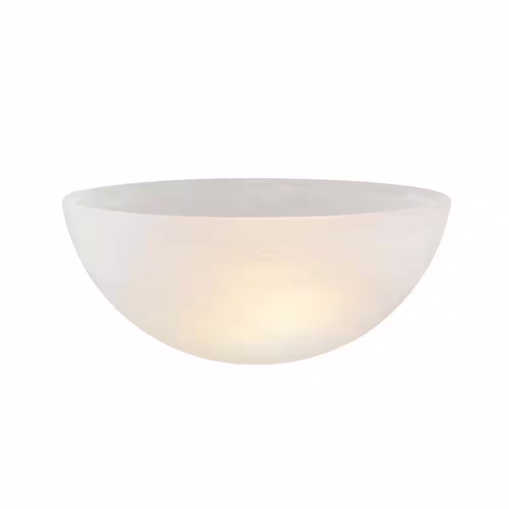None 5-3/4 in. H x 13 in. Dia/Alabaster Glass Shade For Torchiere Lamp, Swag Lamp and Pendant