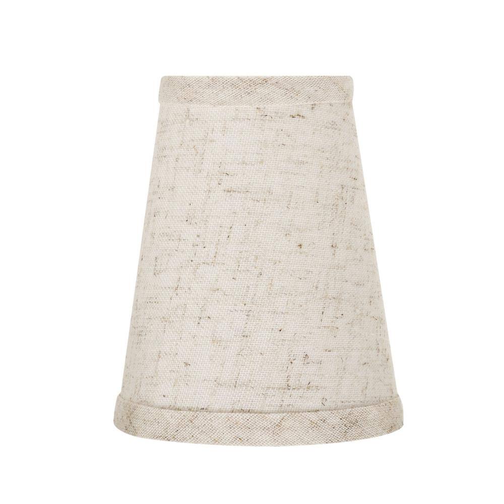 Aspen Creative Corporation 4 in. x 5 in. Flaxen Hardback Empire Lamp Shade (6-Pack)