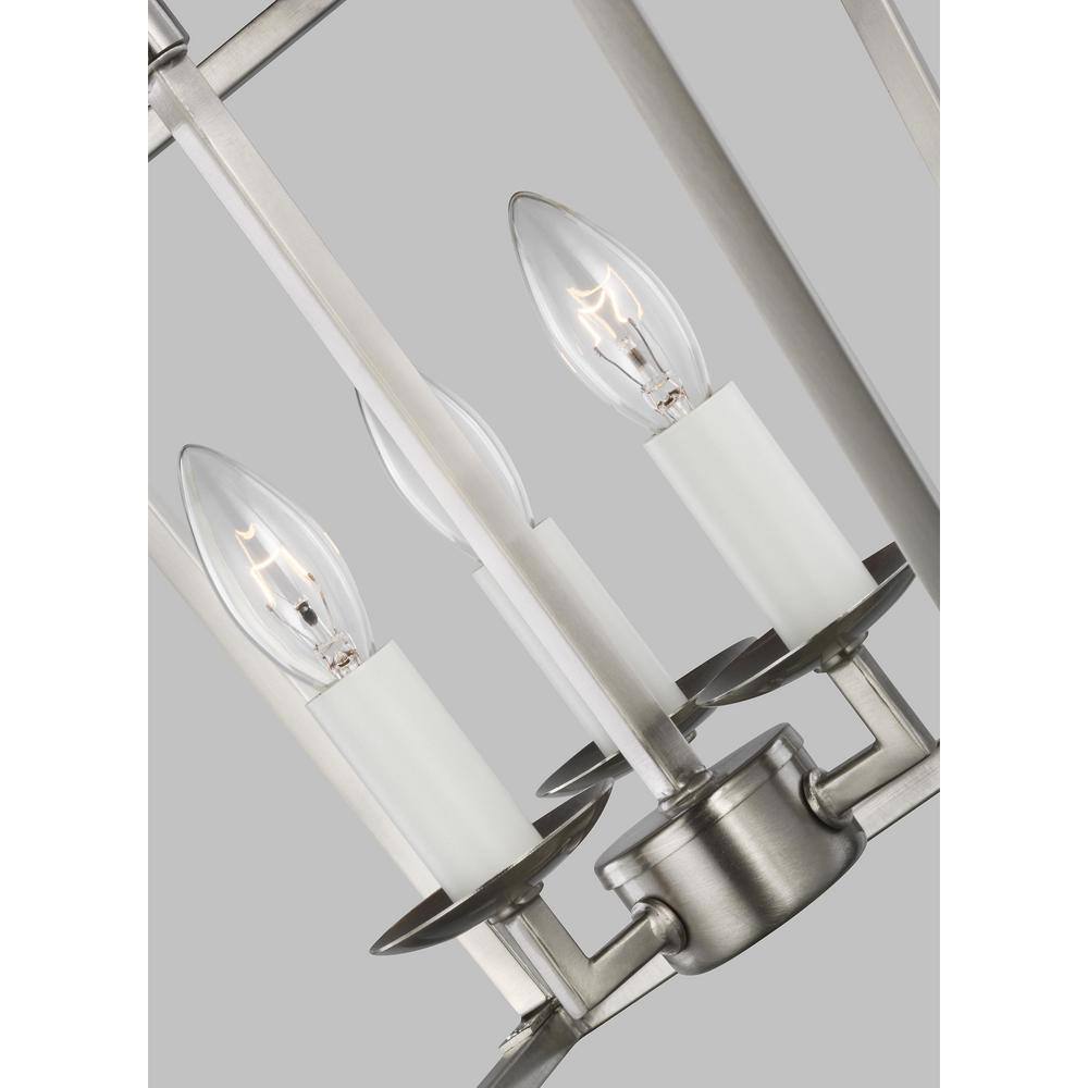 Generation Lighting Dianna 3-Light Brushed Nickel Hanging Mini Pendant