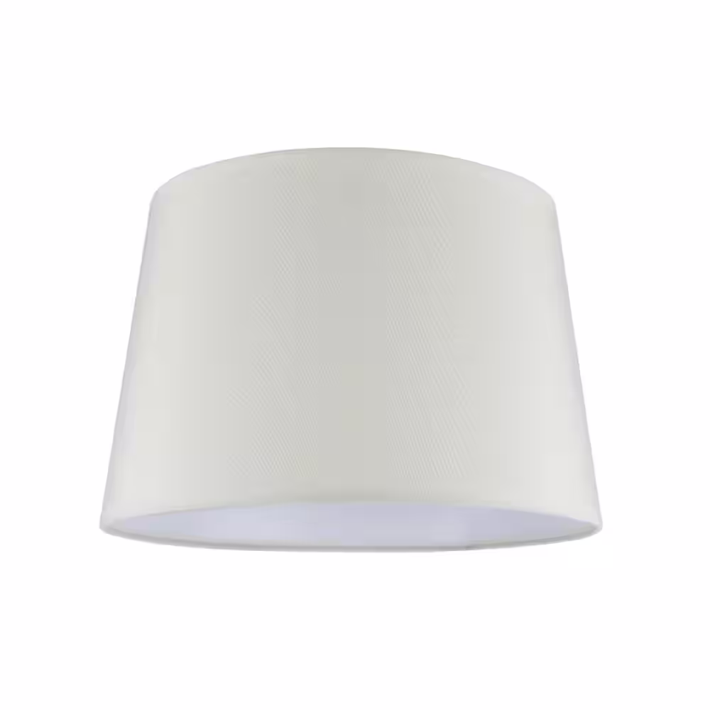 Aspen Creative Corporation 12 in. x 8 in. Ivory Hardback Empire Lamp Shade