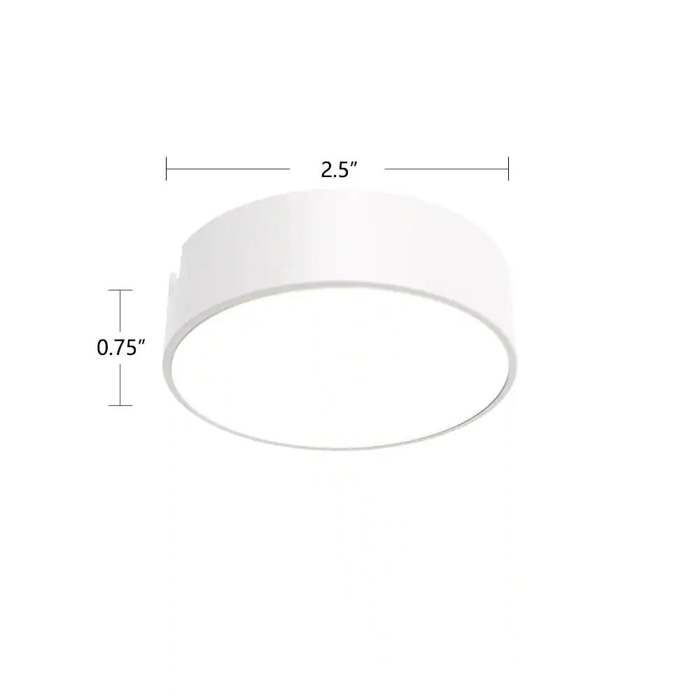 Commercial Electric Plug-in 3-Light LED RGBW Puck Light with Color Changing