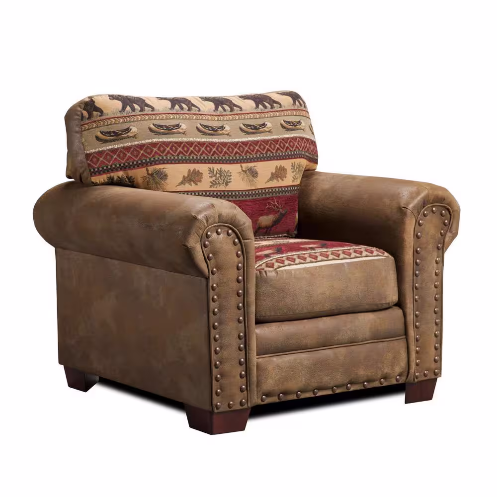 American Furniture Classics Sierra Lodge Tapestry Upholstered Chair