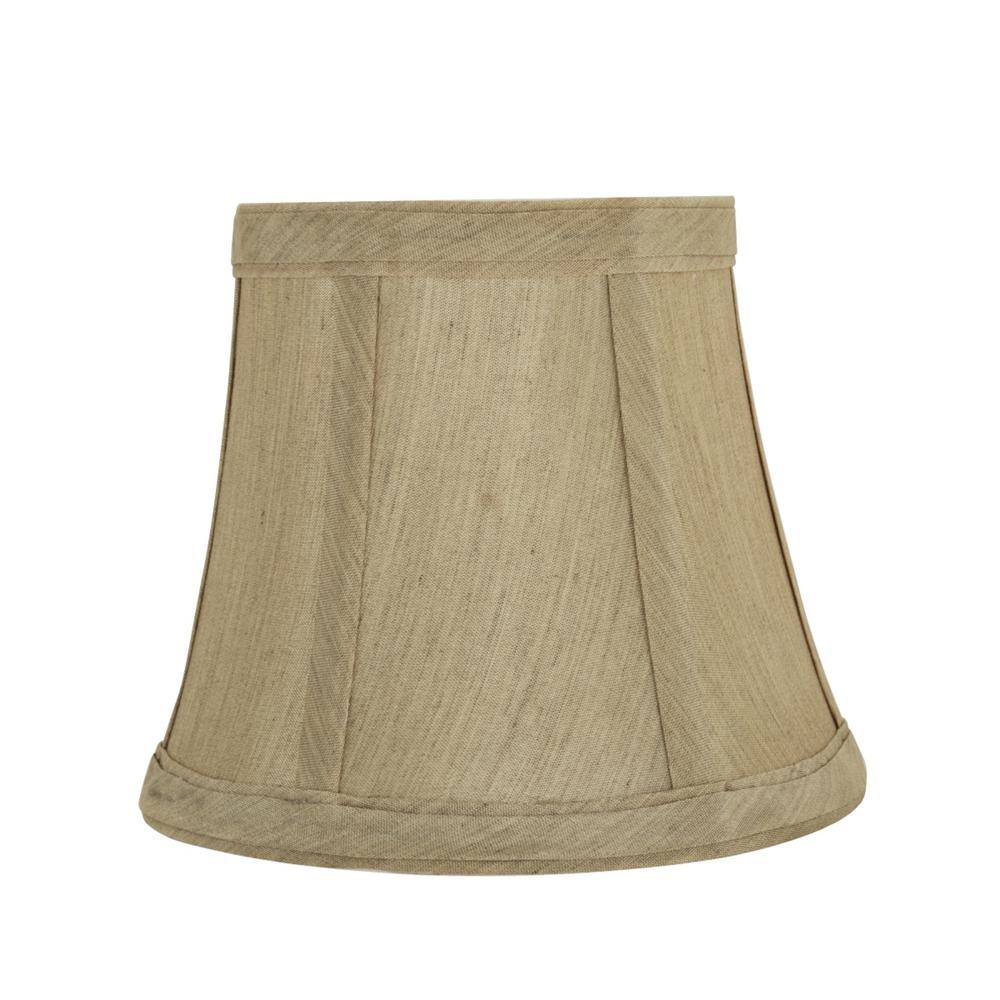 Aspen Creative Corporation 6 in. x 5 in. Beige Bell Lamp Shade (2-Pack)