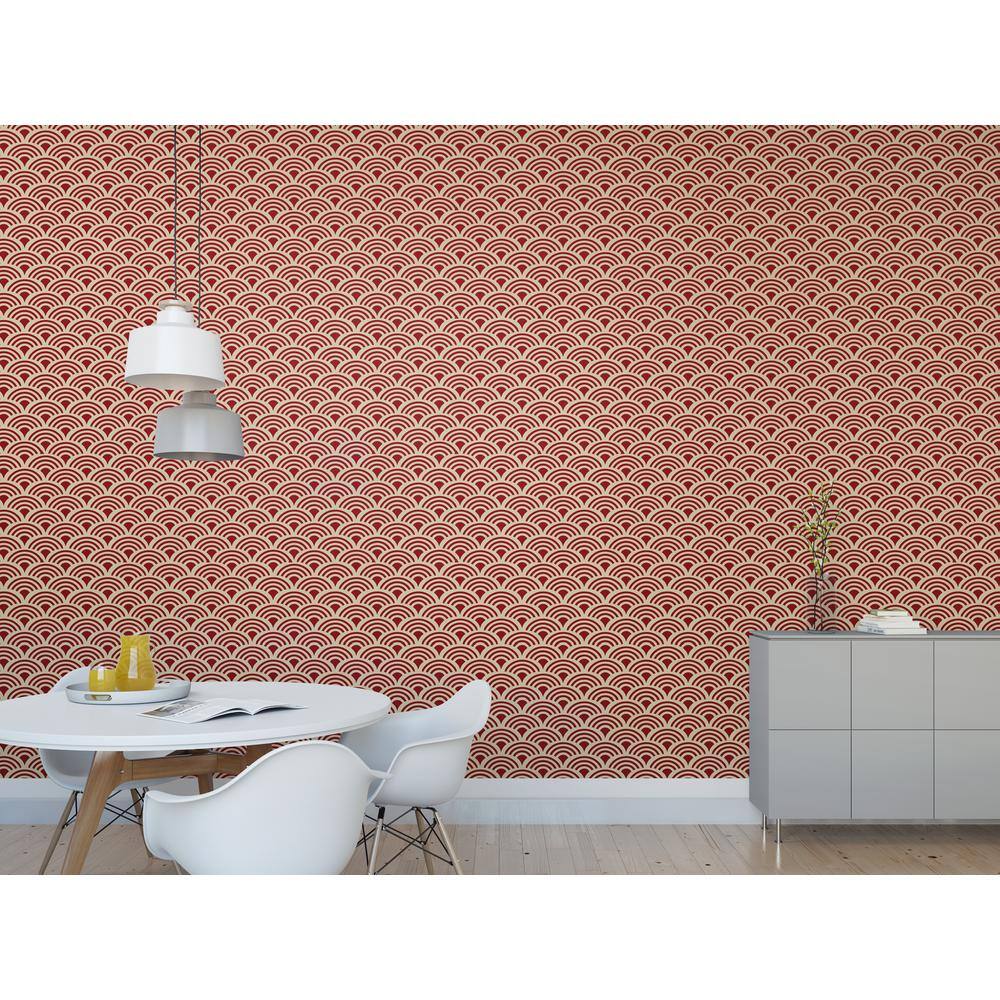 Stencil1 Scallop Repeat Pattern Stencil