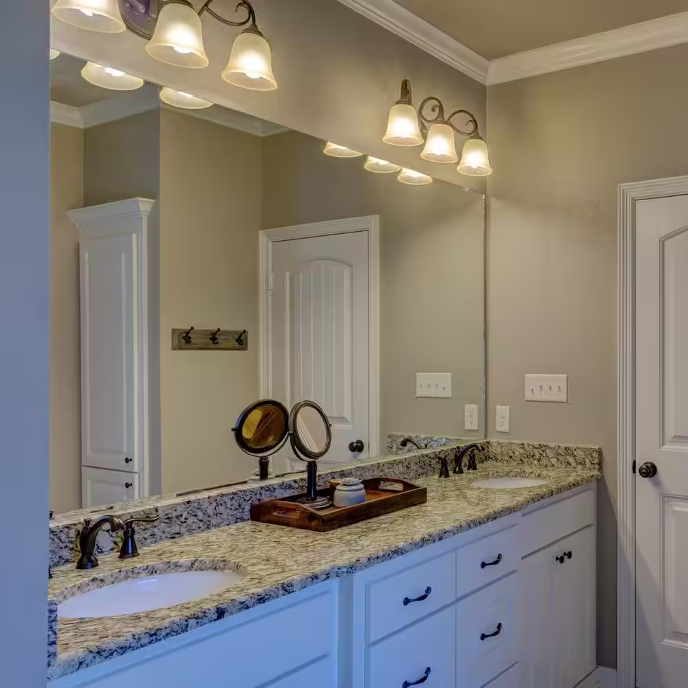 EcoSmart 25-Watt Equivalent G25 Dimmable Globe Clear Glass Filament LED Edison Light Bulb Soft White (3-Pack)