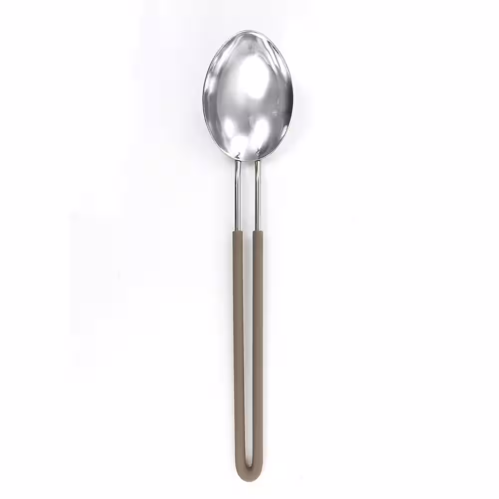 None Stainless Steel Spoon in Gray