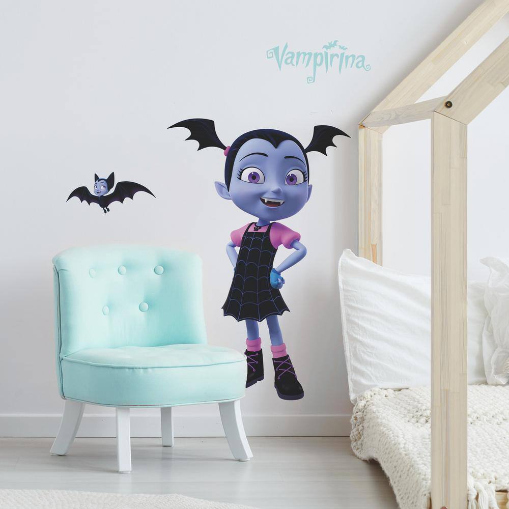 RoomMates Black and Blue and Pink Disney Vampirina Giant Wall Decals