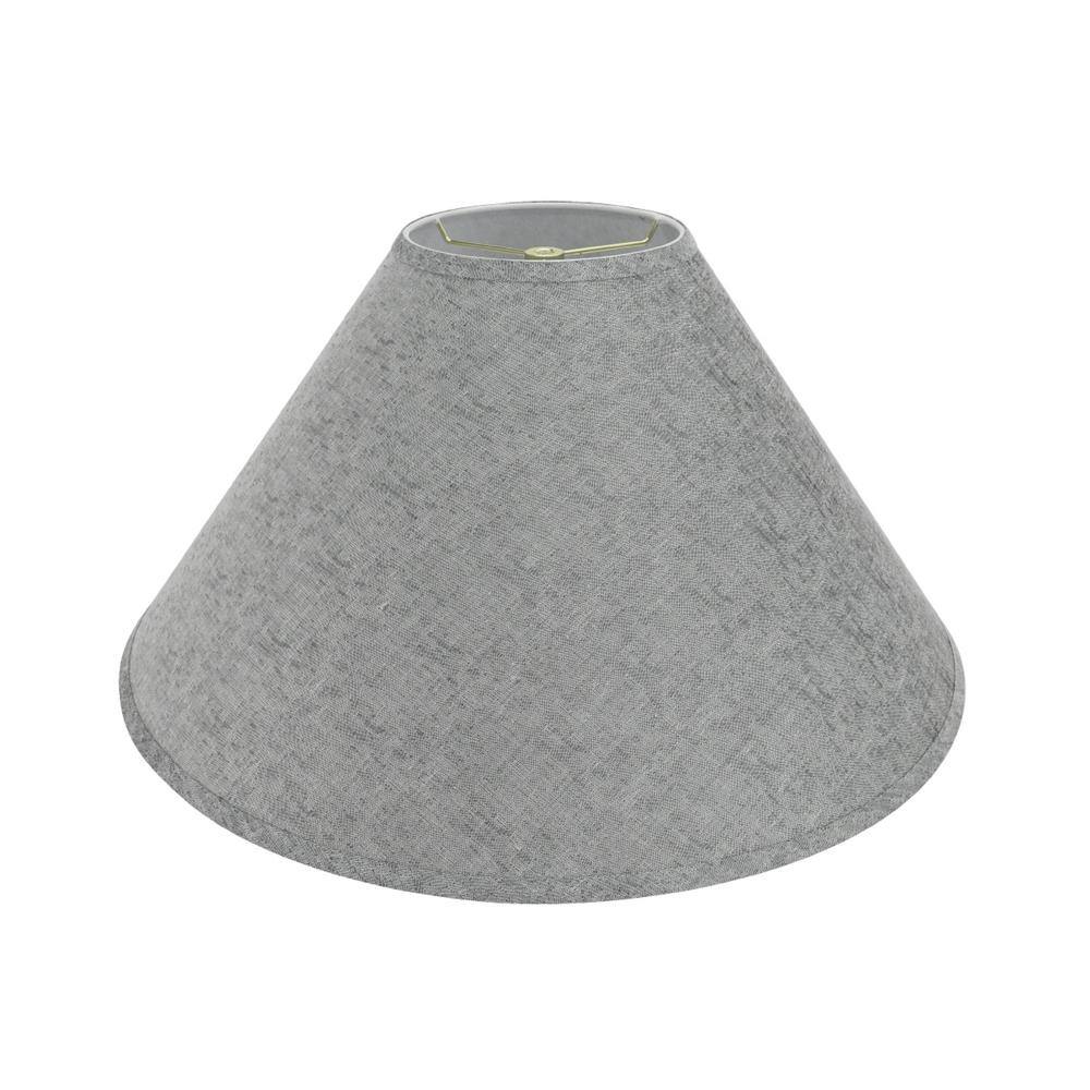 Aspen Creative Corporation 23 in. x 14 in. Grey Hardback Empire Lamp Shade