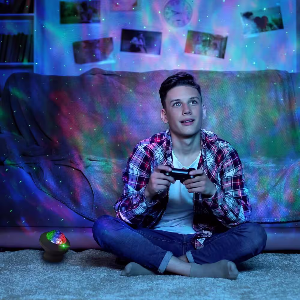 Monster Multi-Color Sound-Activated Laser Light Show Projector, Remote Control