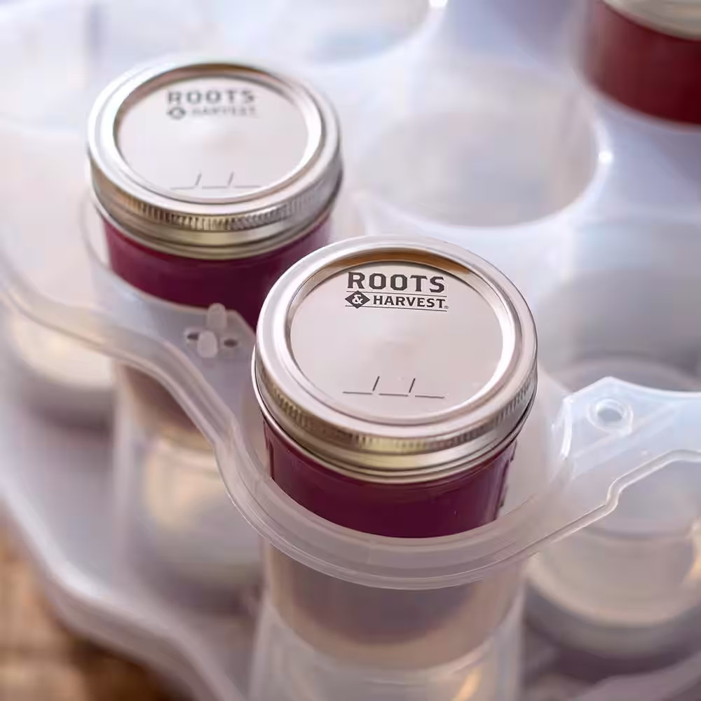ROOTS & HARVEST Canning SafeCrate for Jelly Jars