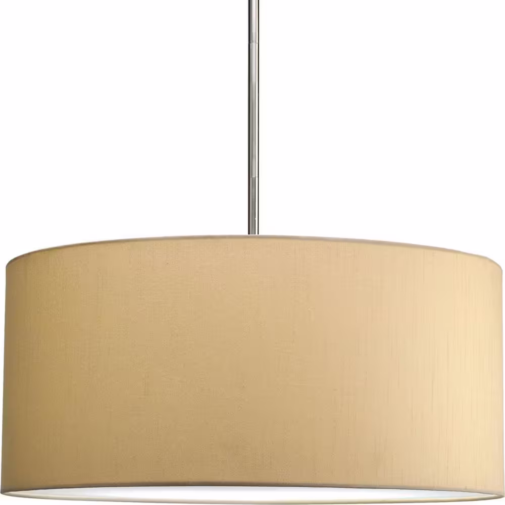Progress Lighting Markor Collection Beige Silk Accessory Shade