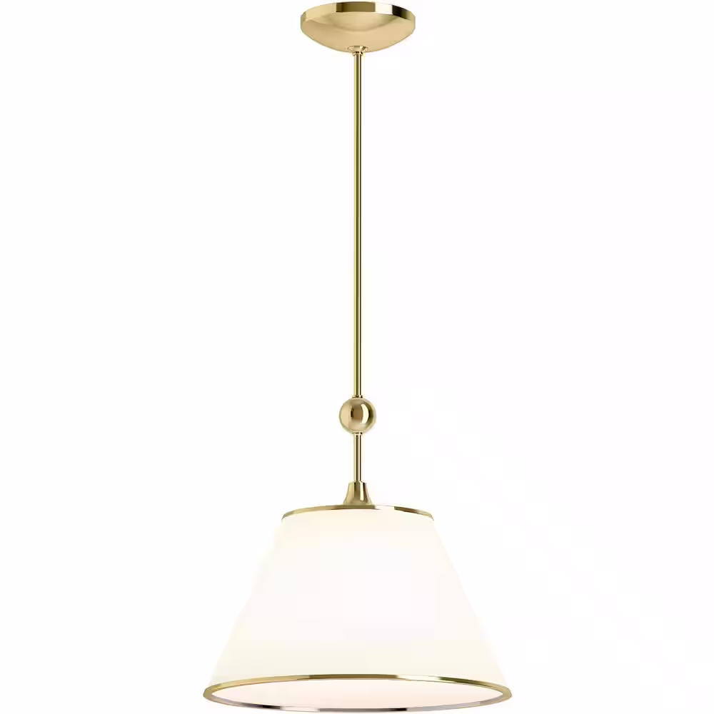 KOHLER Parohn 1-Light Polished Brass Pendant