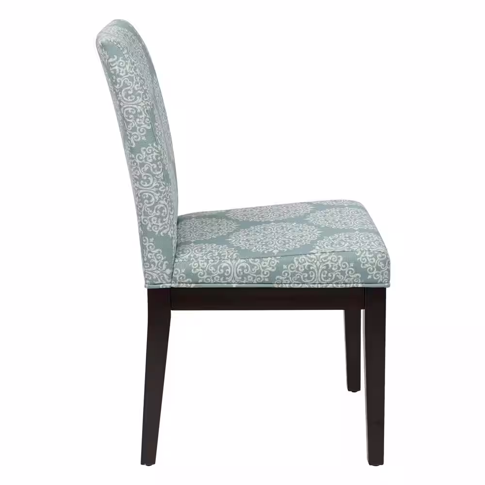 OSP Home Furnishings Gabrielle Sky Fabric Dakota Parsons Chair