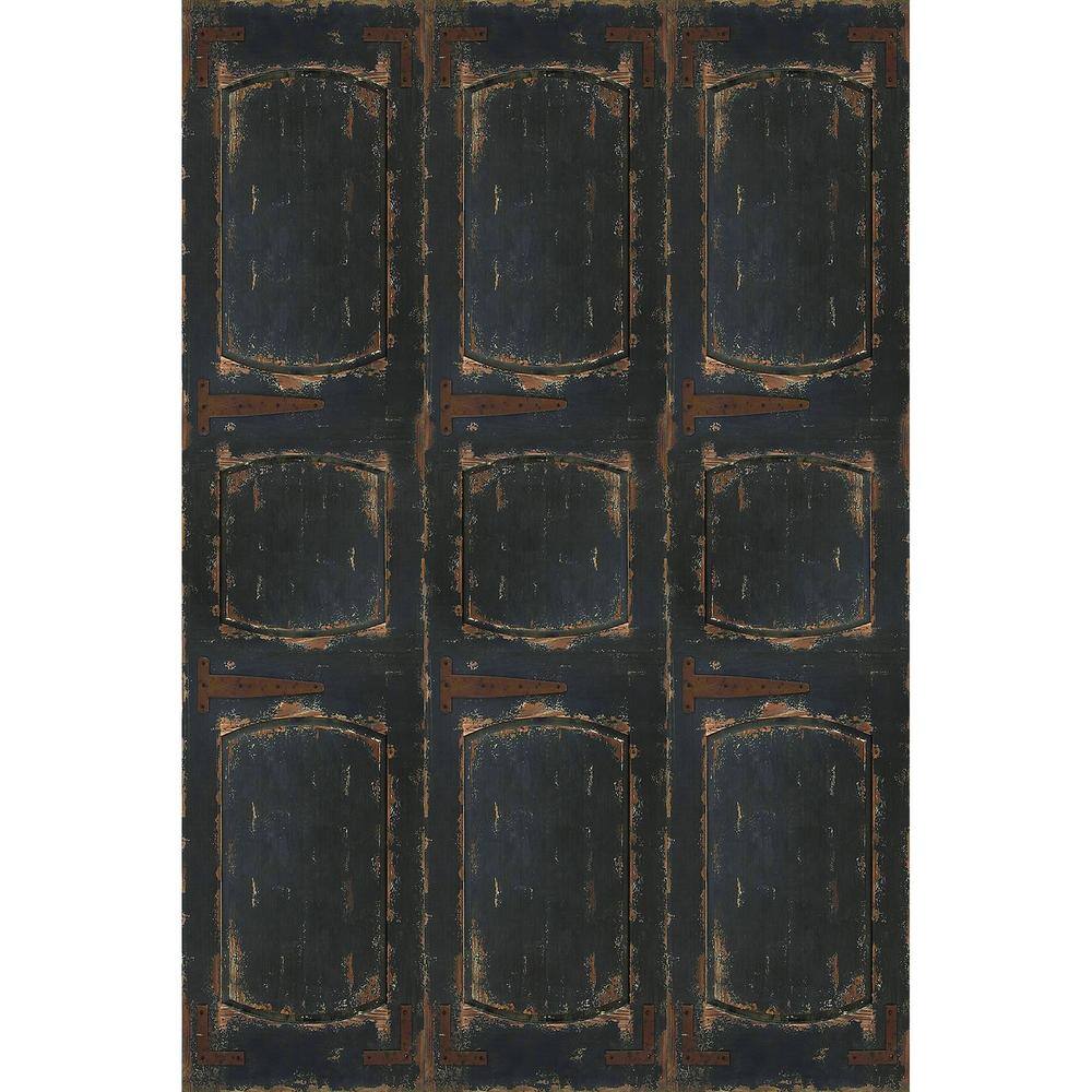 Oriental Furniture Door 6 ft. Printed 3-Panel Room Divider