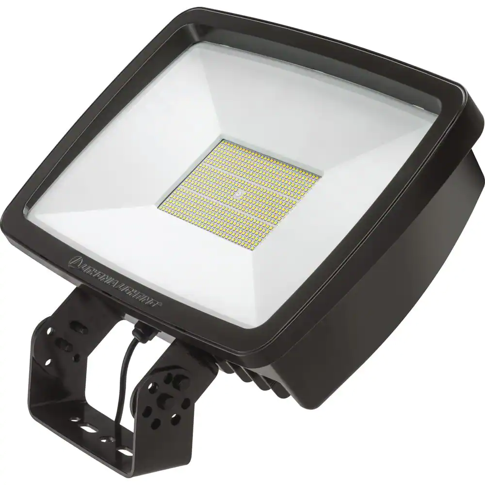 Lithonia Lighting Contractor Select 296-Watt Bronze Yoke Mount Outdoor Integrated LED Flood Light