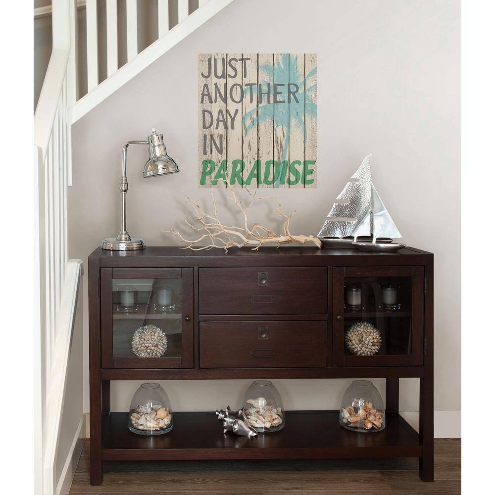 WallPops 17.25 in. x 19.5 in. Paradise Wall Decal