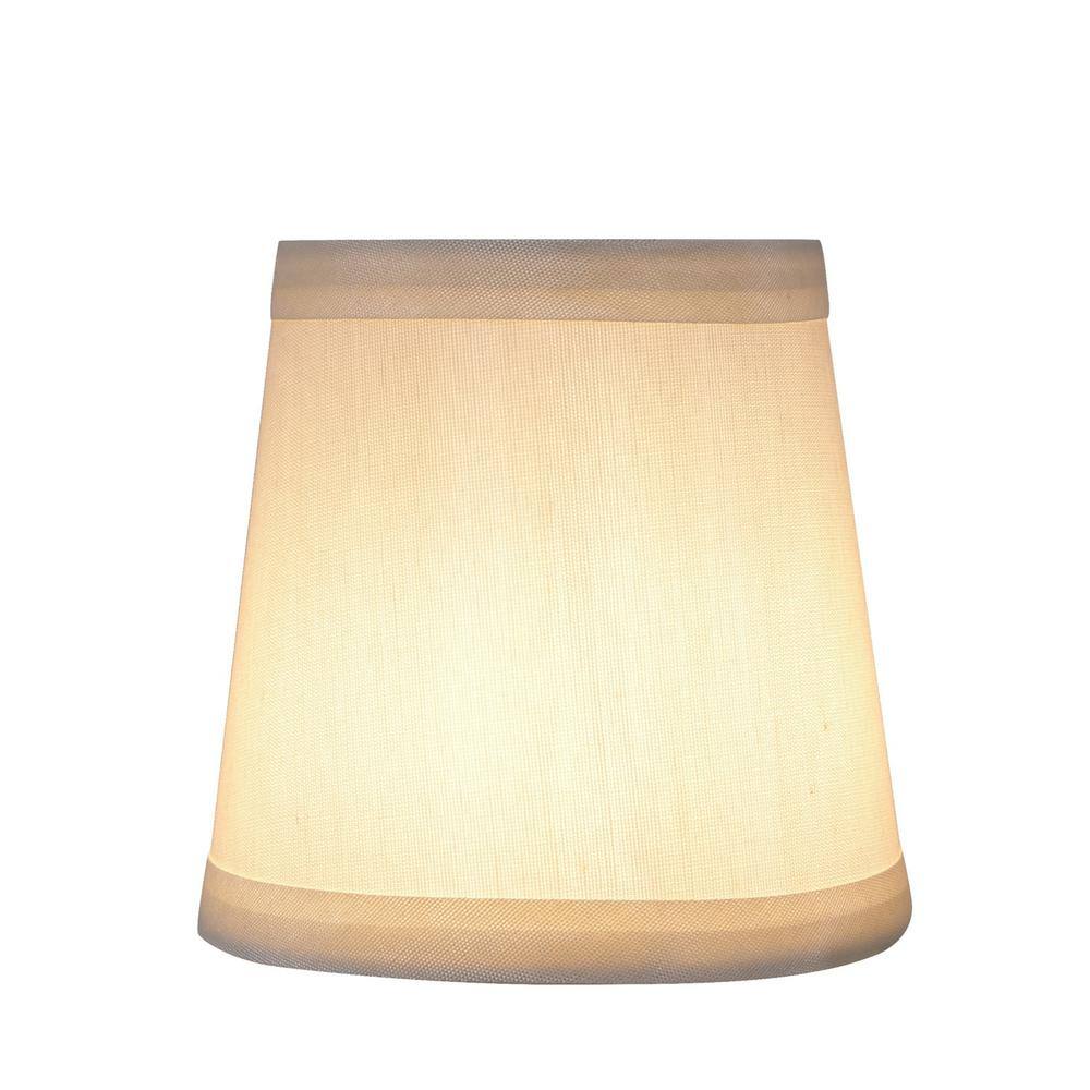 Aspen Creative Corporation 4 in. x 4 in. Off White Hardback Empire Lamp Shade (9-Pack)