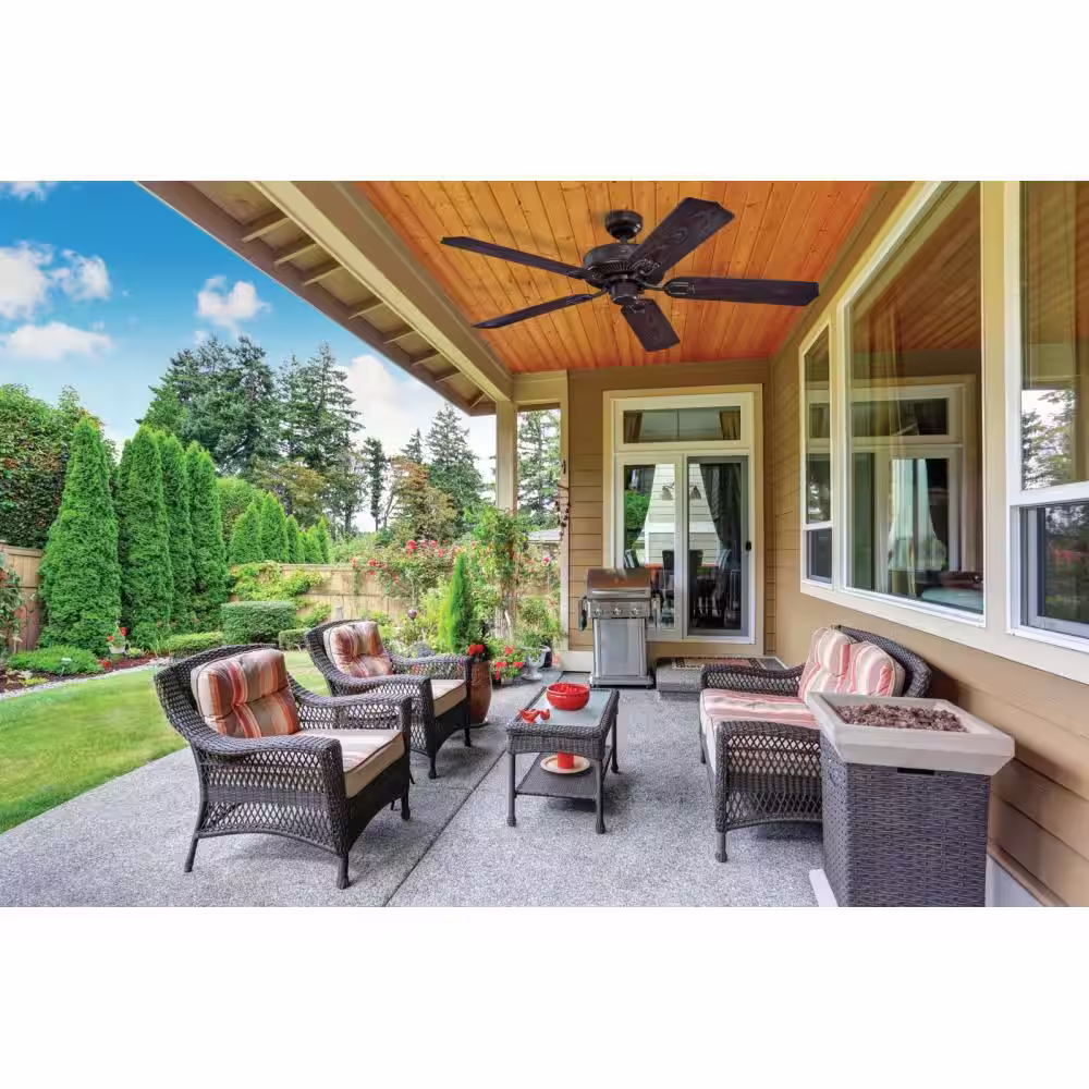 Westinghouse Deacon 52 in. Indoor/Outdoor Oil Rubbed Bronze Ceiling Fan
