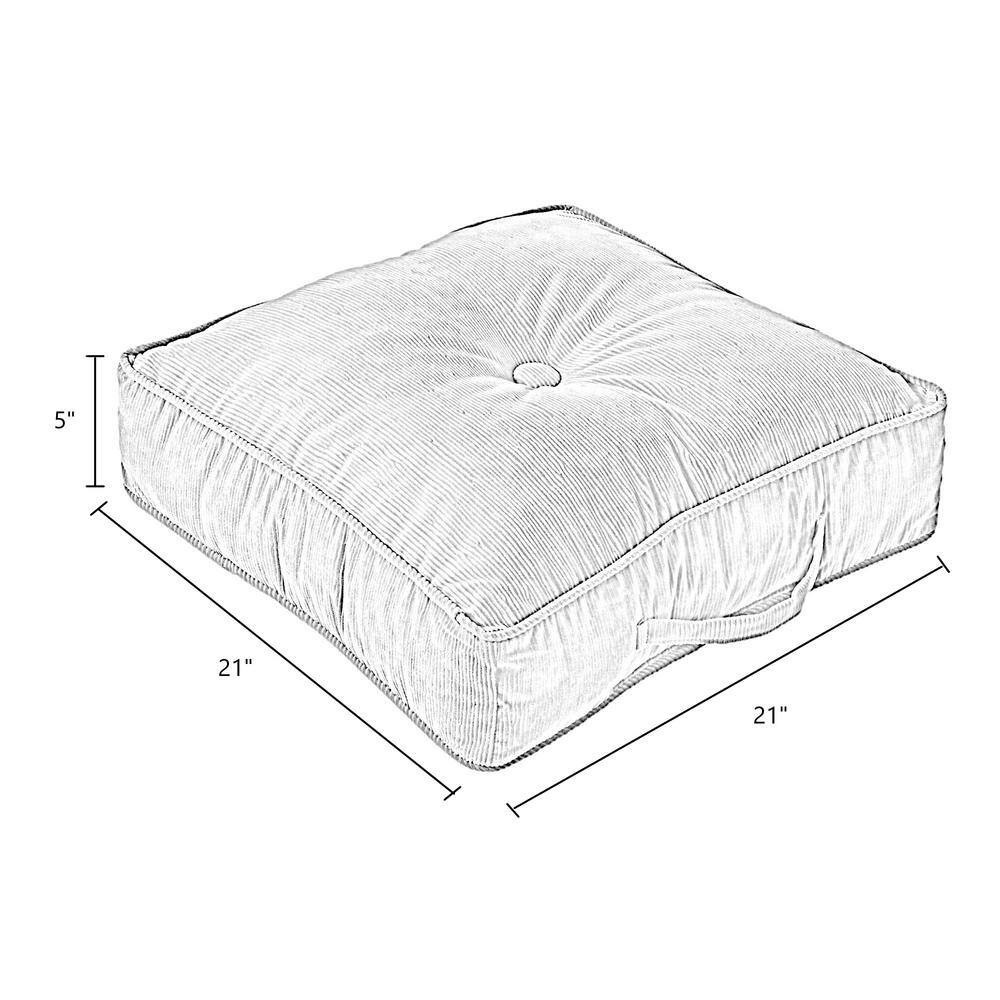 Greendale Home Fashions Omaha Microfiber Square Floor Pillow