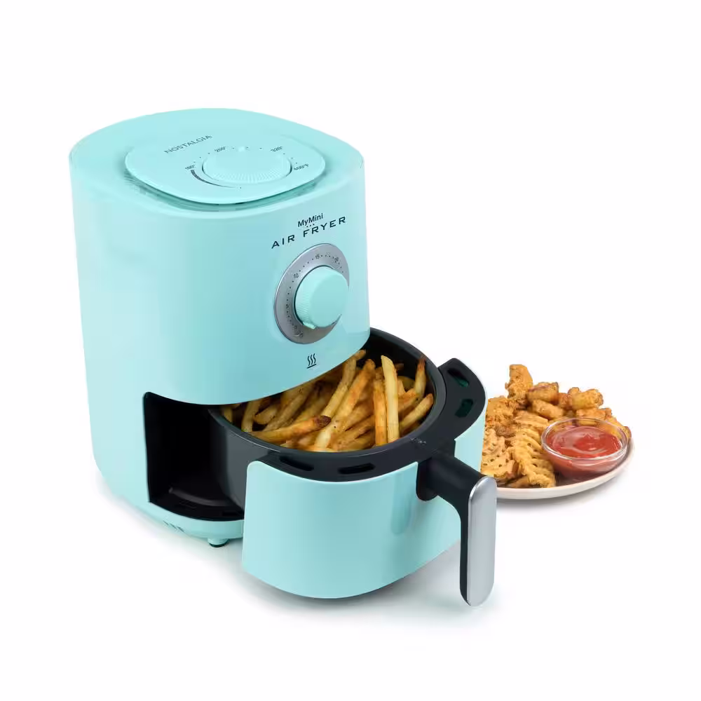 Nostalgia 1 qt. Aqua MyMini Air Fryer