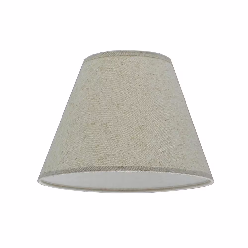 Aspen Creative Corporation 12 in. x 9 in. Flaxen Hardback Empire Lamp Shade