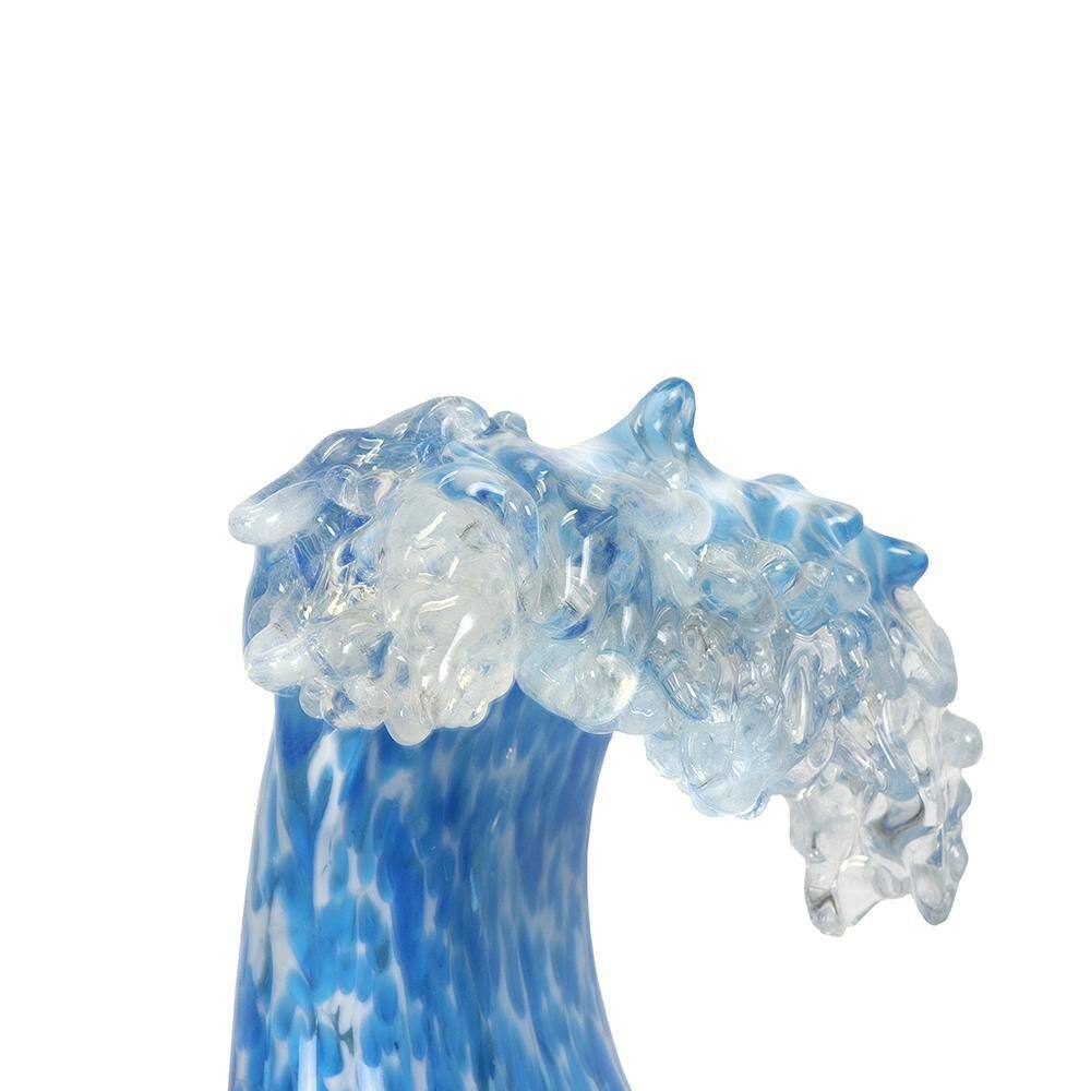 Dale Tiffany Laguna Wave Handcrafted Art Glass Sculpture