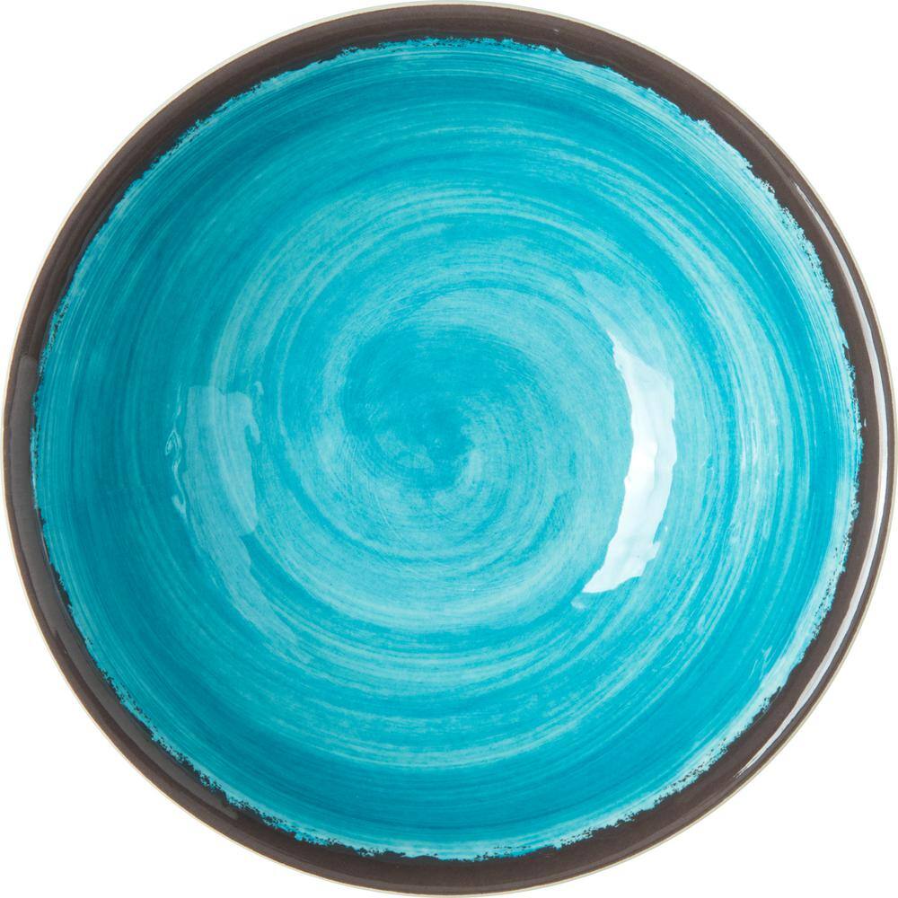 Carlisle Mingle 17 oz. Aqua Melamine Small Bowl (12-Pack)