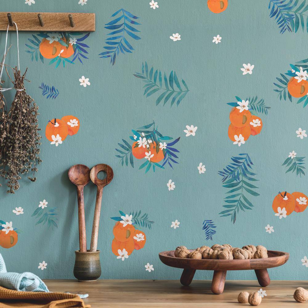RoomMates Orange Blossom Wall Decals