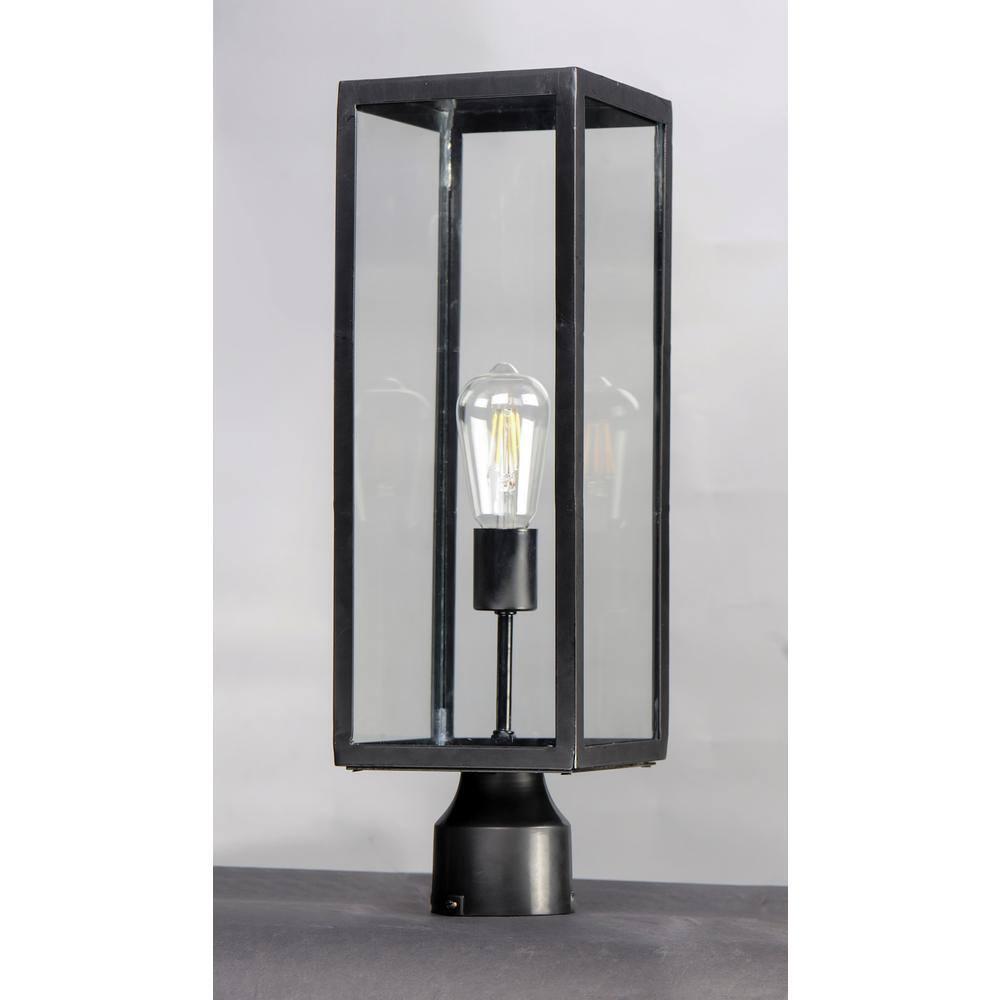 Maxim Lighting Catalina Hardwired Light Bronze 6x6 Deck Post Light Outdoor Pole/Post Lantern