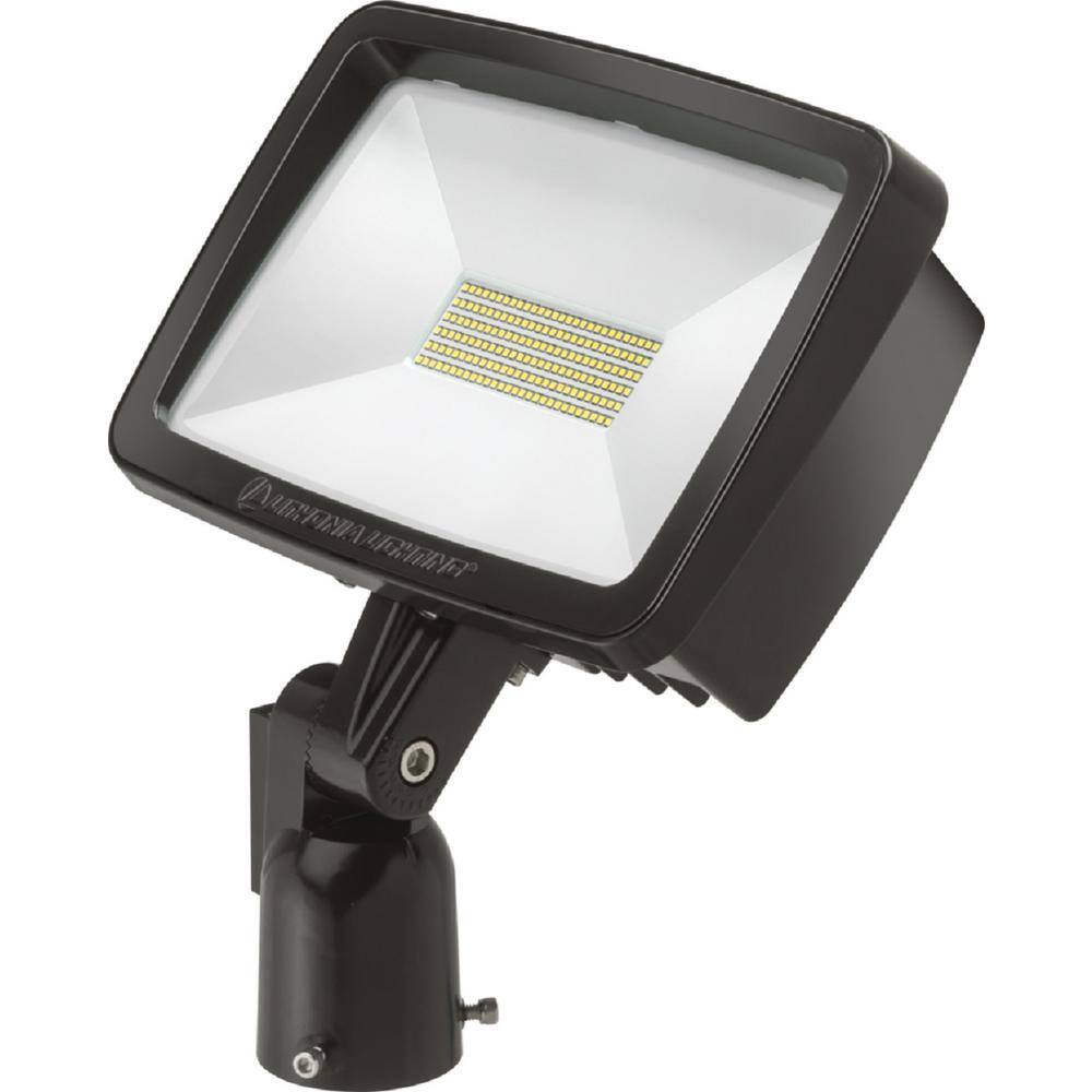 Lithonia Lighting Contractor Select TFX2 94-Watt Dark Bronze Slip Fitter Mount 5000K Outdoor Integrated LED Flood Light