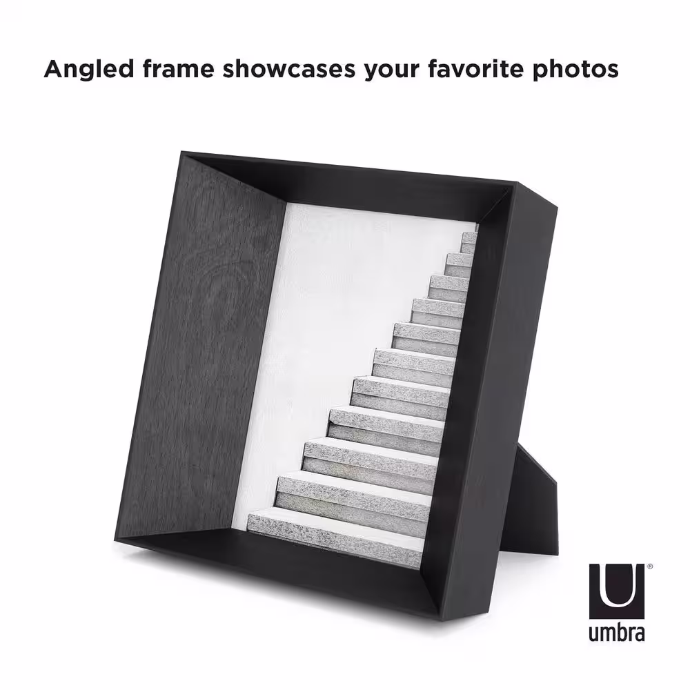 Umbra 5 in. x 7 in. Black Lookout Pd