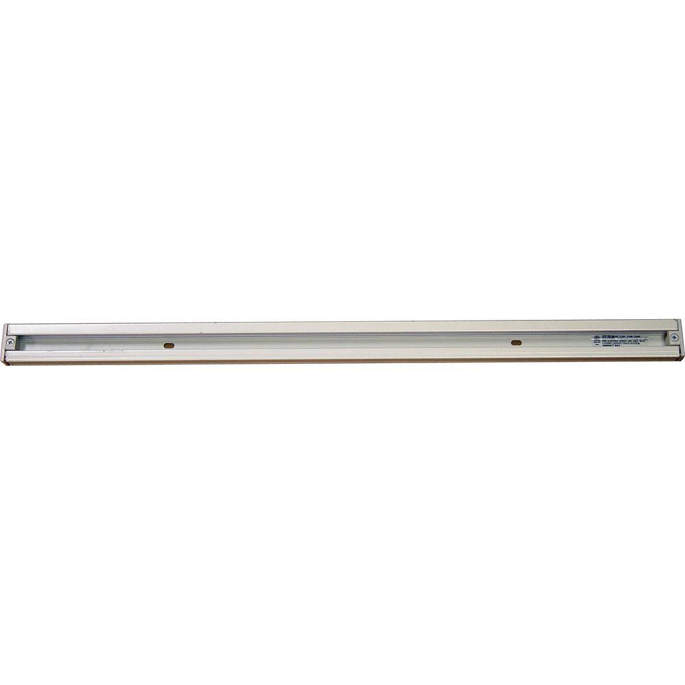 Volume Lighting 2 ft. 120-Volt 2-Circuit/1-Neutral White Aluminum Linear Track System/Rail/Section
