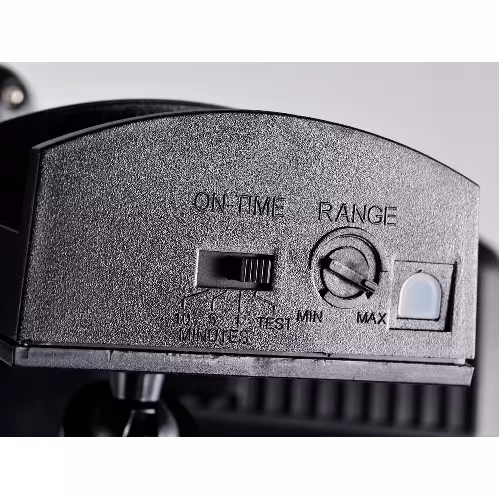 AWSENS 40-Watt 180-Degree Black Motion Activated Outdoor Integrated LED Security Flood Light with PIR Dusk to Dawn Sensor