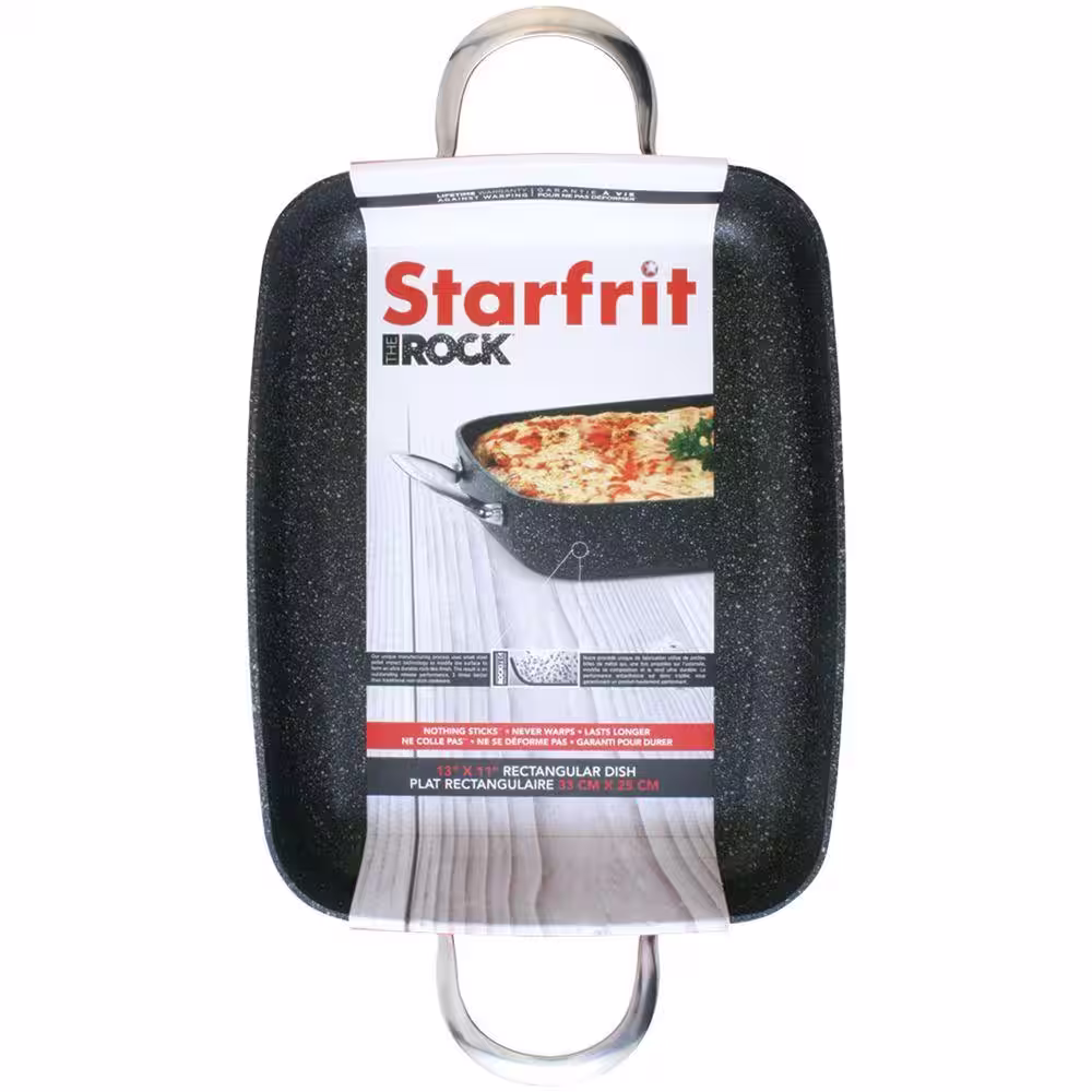 Starfrit Rock Oven/Bakeware with Riveted Stainless Steel Handles