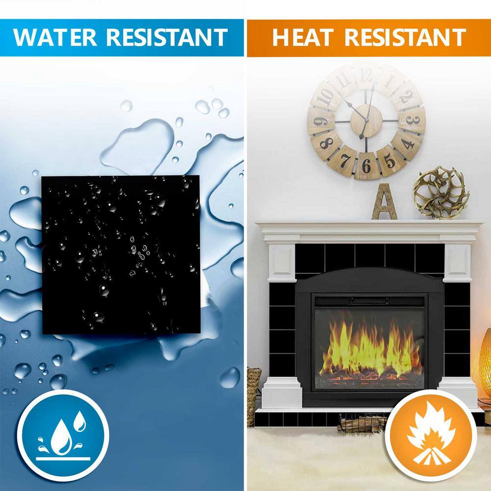 None 8 in. x 8 in. Black PW00B Vinyl Peel and Stick Tile (24 Tiles, 10.67 sq.ft./pack)