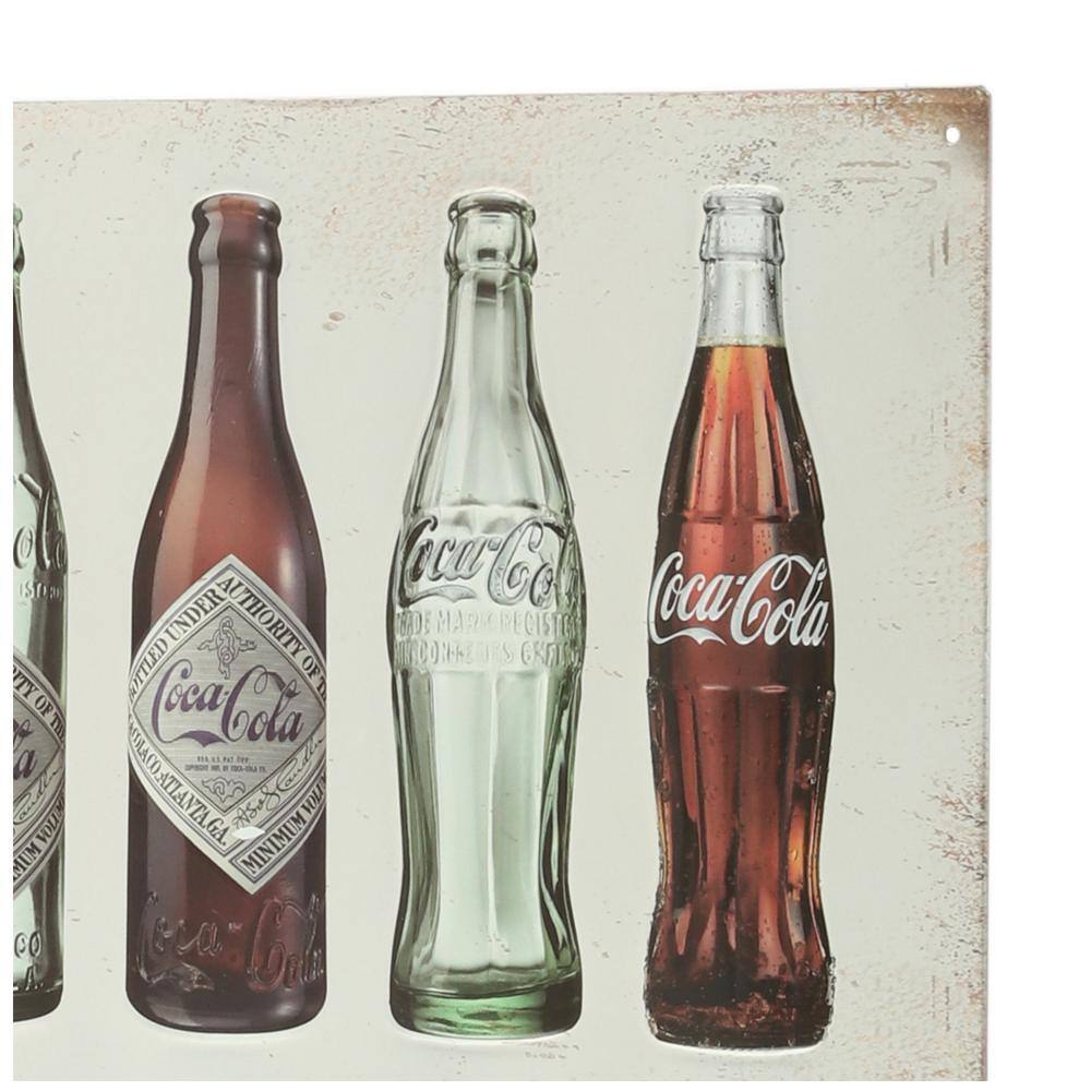 Open Road Brands Coca-Cola Evolution Embossed Tin Sign