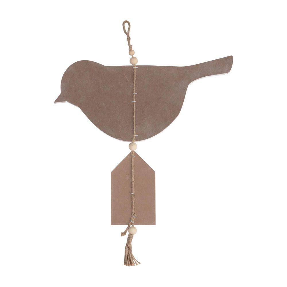 None Bless Our Home Bird Shaped Wood Decorative Sign